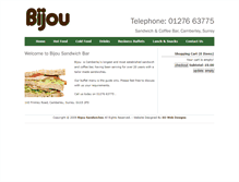 Tablet Screenshot of bijousandwiches.co.uk